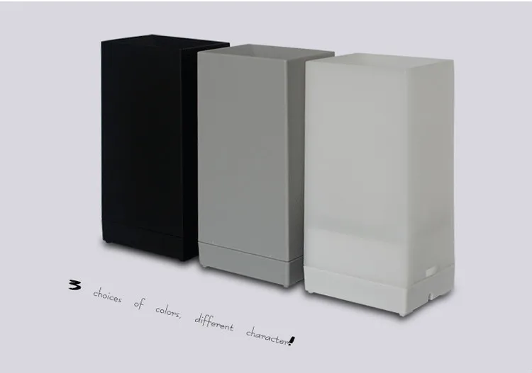 2018 Basil Leaves Extract Oil Latest Ultrasonic Oil Diffuser Bamboo Wood Grian White Black Humidifier