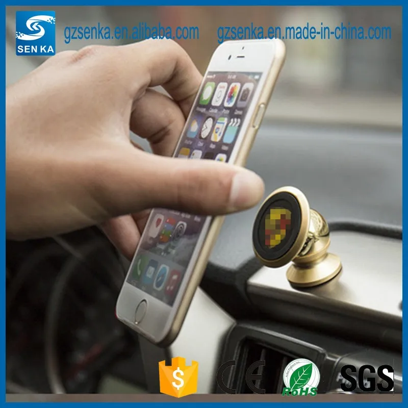 mobile phone accessory stainelss steel magnetic car phone holder