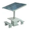Outdoor Smart Solar Energy Lighting Cell Phone Charging Products Bench for Park
