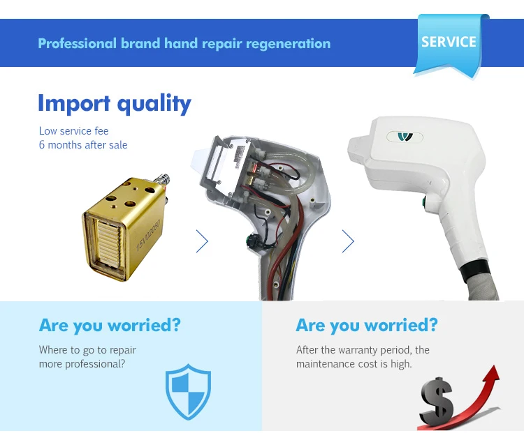 OE  High Power Macro Channel Laser Diode Stack Repair  for 808nm Diode Laser Hair Removal Machine/10 bars Handle Repair