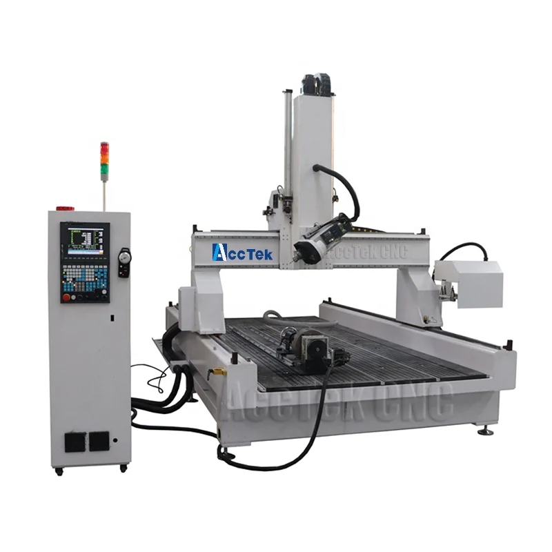 Hot sale 4 axis machine AKM1325-4AXIS  3d wood carving cnc router