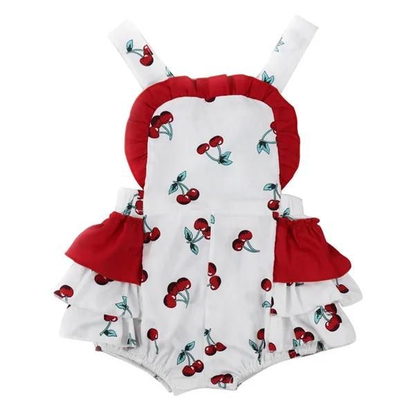 cherry romper baby