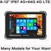 Cheap Factory 8" full rugged Win-dows tablet with barcode scanner docking station handwriting stylus rugged tablets