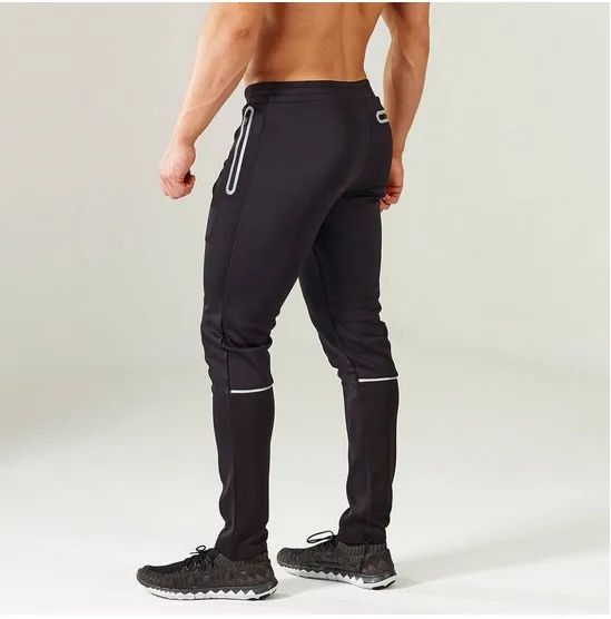 black jean joggers mens