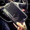 Men's carbon fiber hard zipper purse