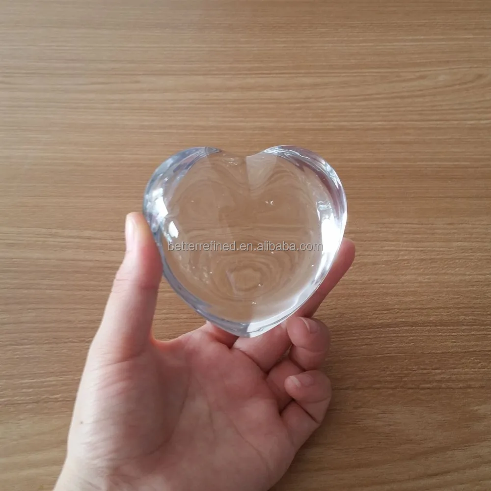 クリスタルガラスハート型文鎮 Buy クリスタルガラスの心臓の形の文鎮 透明なガラスの文鎮 安いガラス文鎮 Product On Alibaba Com