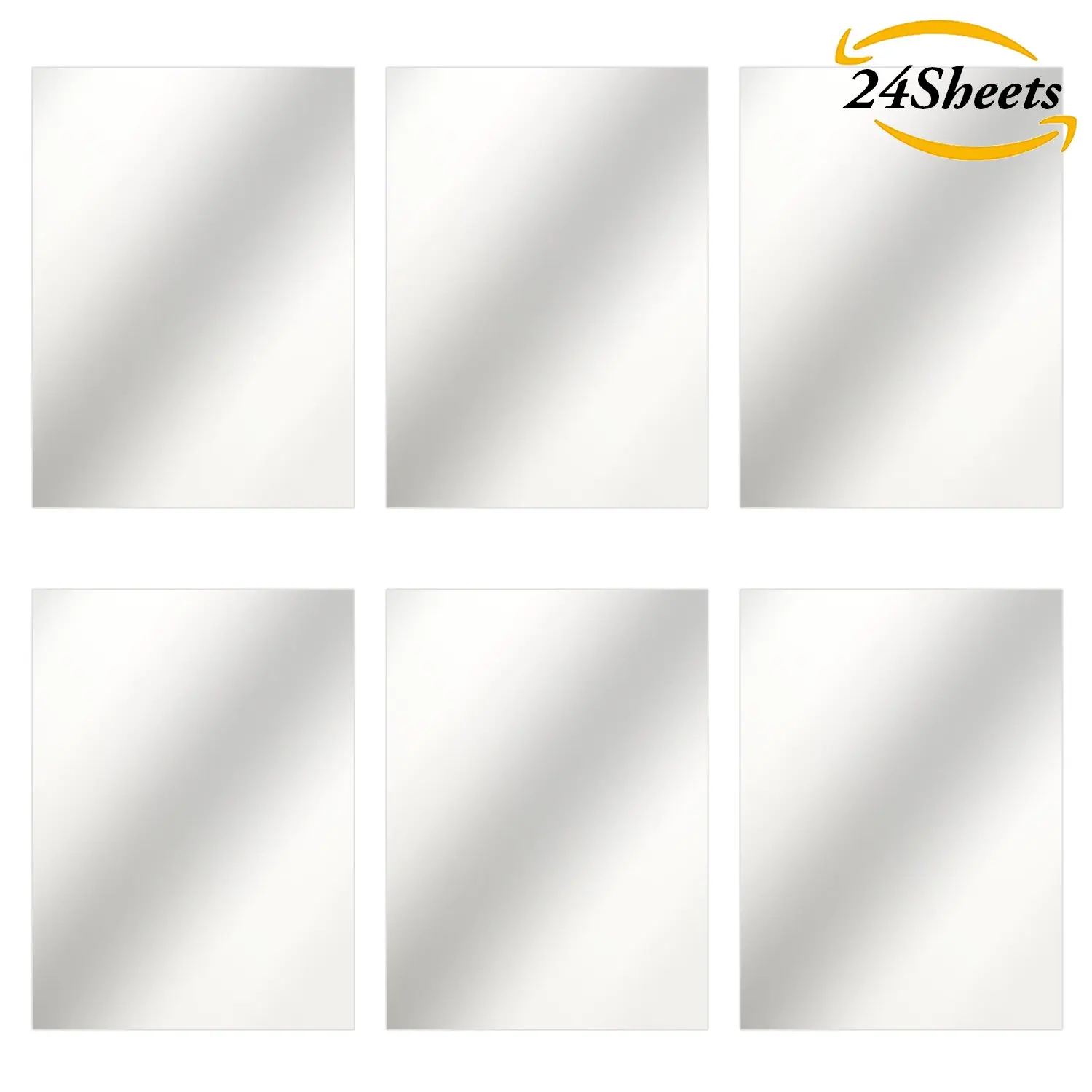 Hunkydory Mirri Matts 75 Mirri Sheets in Gold 7x7 Mirror Board MCDM111