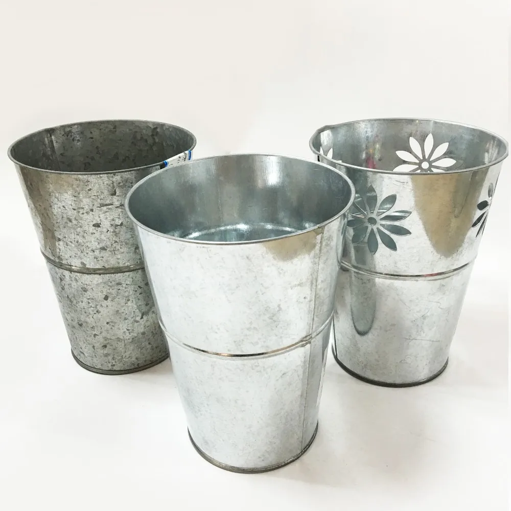 Factory Direct Decorative Crafts Tin Metal Buckets Pails With Lid Buy