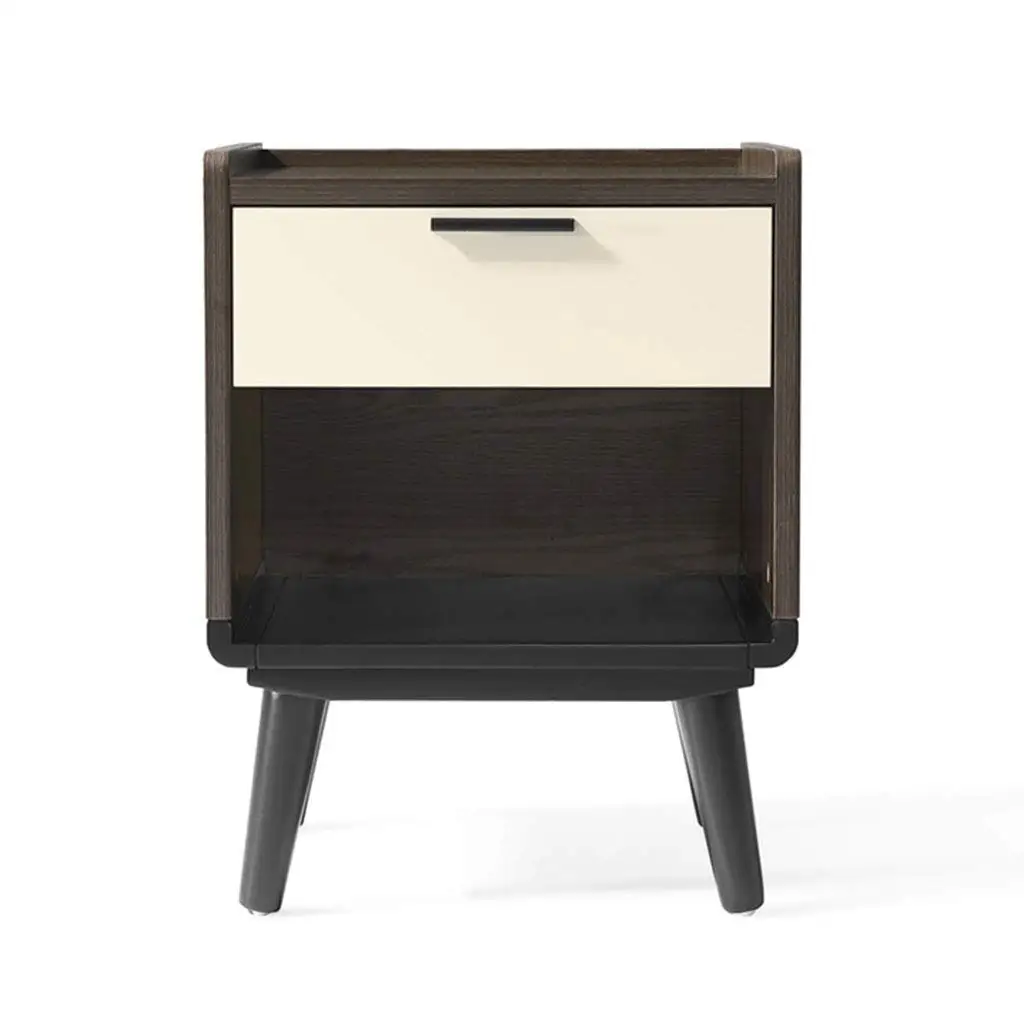 Nightstands Bedside Table Bedroom Solid Wood Foot Bedside Table Home Mini Locker Bedside Small Cabinet Furniture (Color : Brown, Size : 413954cm)