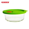 glass food containers airtight and leak proof storage with silicon vented lid
