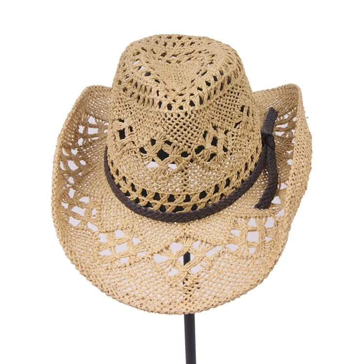 Wholesale Summer Hollow Mexico Straw Cowboy Hat Buy Summer Cowboy Hat