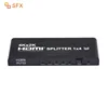 HDMI Splitters 4Kx2K 4 Way HDMI Powered Splitter 1 in 4 Out 2160P HD Hub Splitter Box 3D Active for Set-Top-Box DVD Player
