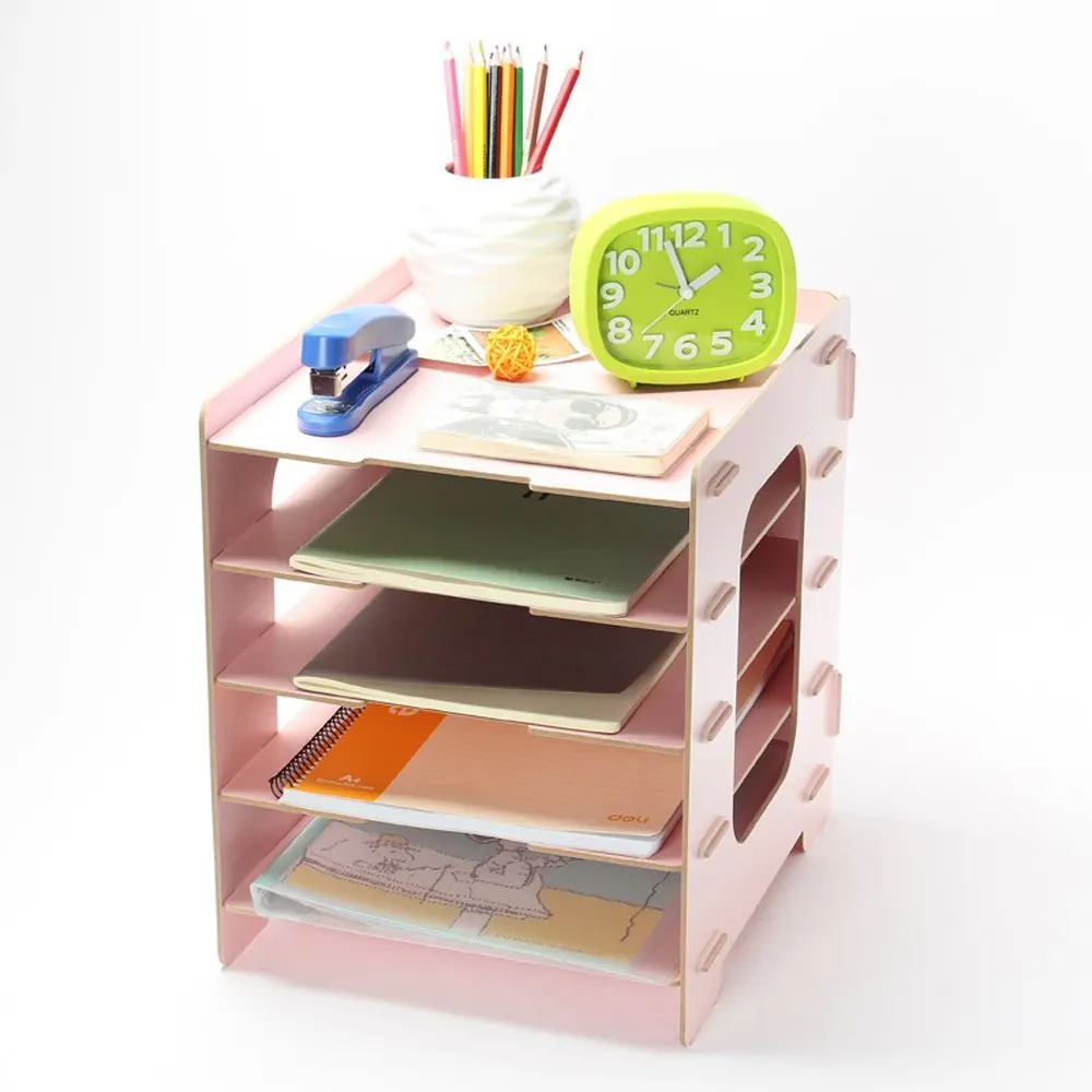 Office Trays Desk Find Deals On Line At Get Quotations Menu Life Diy Desk File Letter Trays Storage Cabinet Box Magazine Rack Stacking