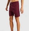 New arrival men red sport workout gym fitness polyester shorts