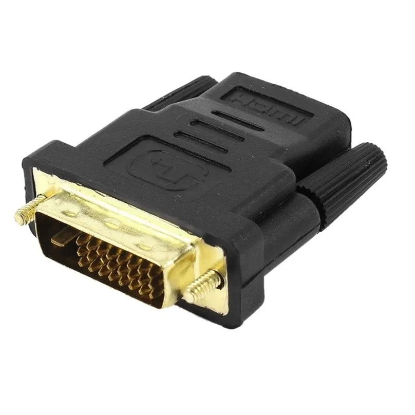 Dvid 24+1 Male Dvi To Hdmi Female Adapter Converter Connector Head