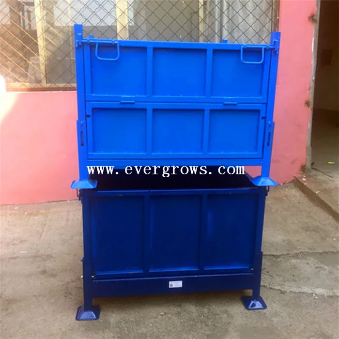 Rectangular Foldable Square Steel Pallet Box Alibaba China