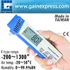 Digital K type Thermocouple Thermometer with Ambient Temperature and Relative Humidity (RH) Made in Taiwan