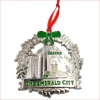 USA Seattle The Emerald city Christmas Tree Wreath Ornament for tourism souvenirs gift