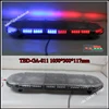 Police Emergency Security Flaled Strobe Red Blue Led Light Bar Headlight Lightbar
