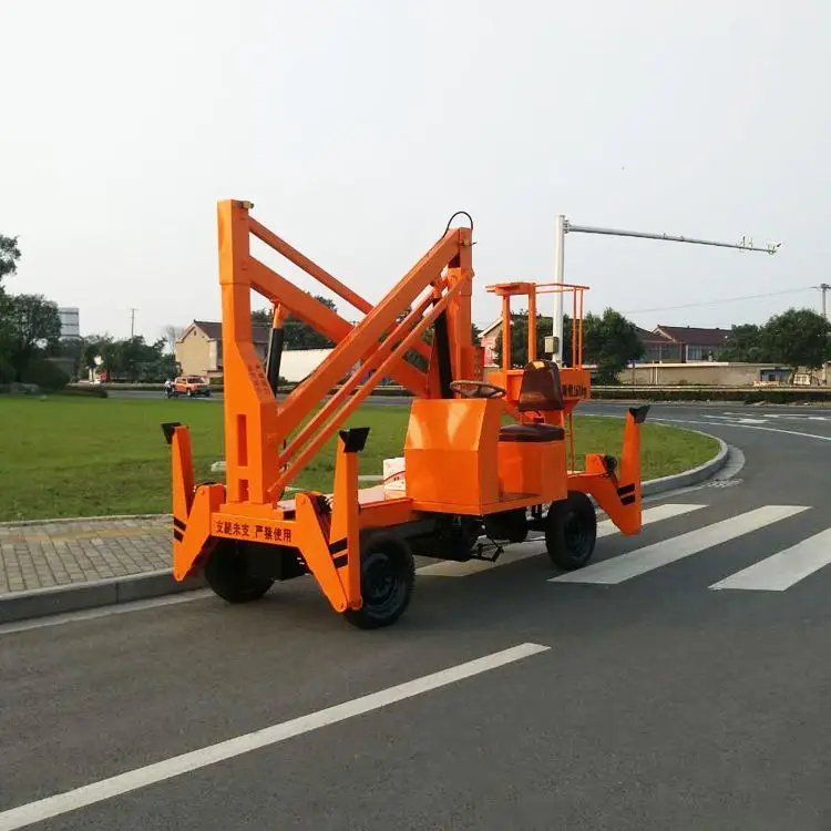 articulating man tow price mobile articulated boom lift platform nacelle outreach 4m