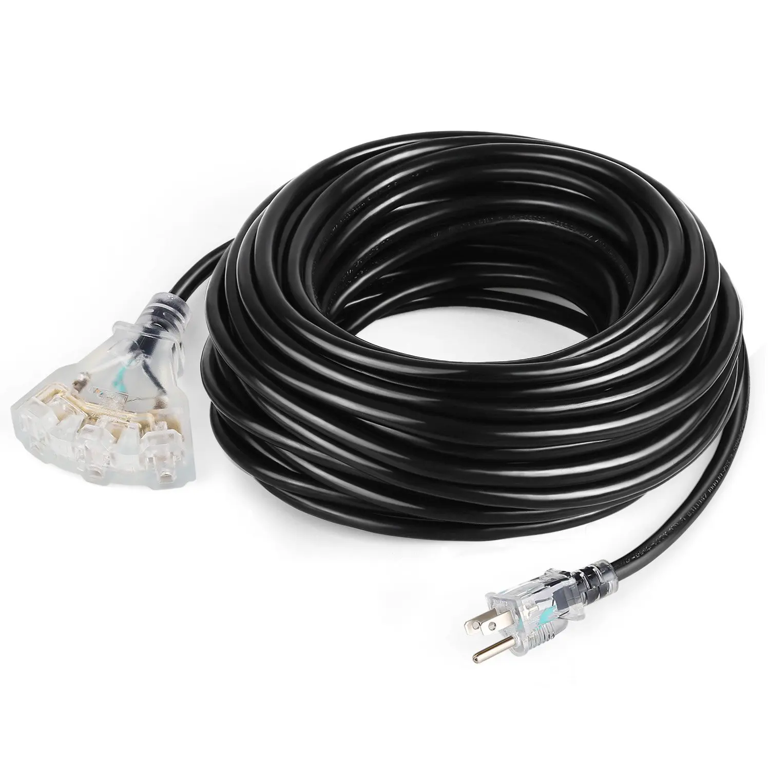 Outdoor Extension Cord Heavy Duty With Lighted Triple Outlets Buy