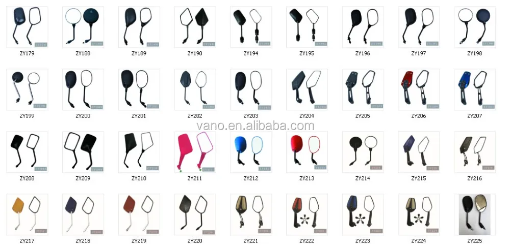 Universal YBR125 motorcycle side mirror