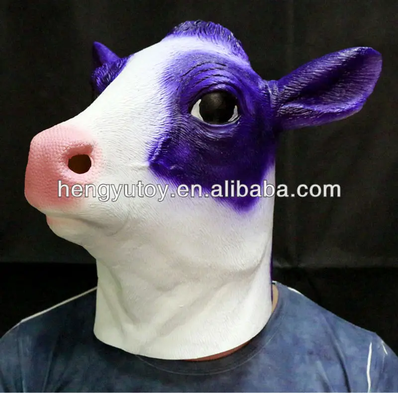 Pigeon masque latex tête complète fancy dress party stag animal masques