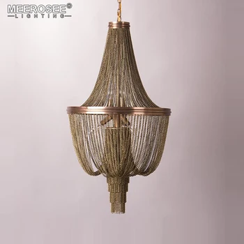 Meerosee New Product Aluminum Chain Light Fixture Decorative Bronze Hanging Pendant Lamp For Home Restaurant Md86024 Meerosee New Product Aluminum Chain Light Fixture Decorative Bronze Hanging Pendant Lamp For Home Restaurant Md86024