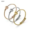 B2921 New arrivals Stainless steel high quality three for one bracelets moon circle bangle never fade