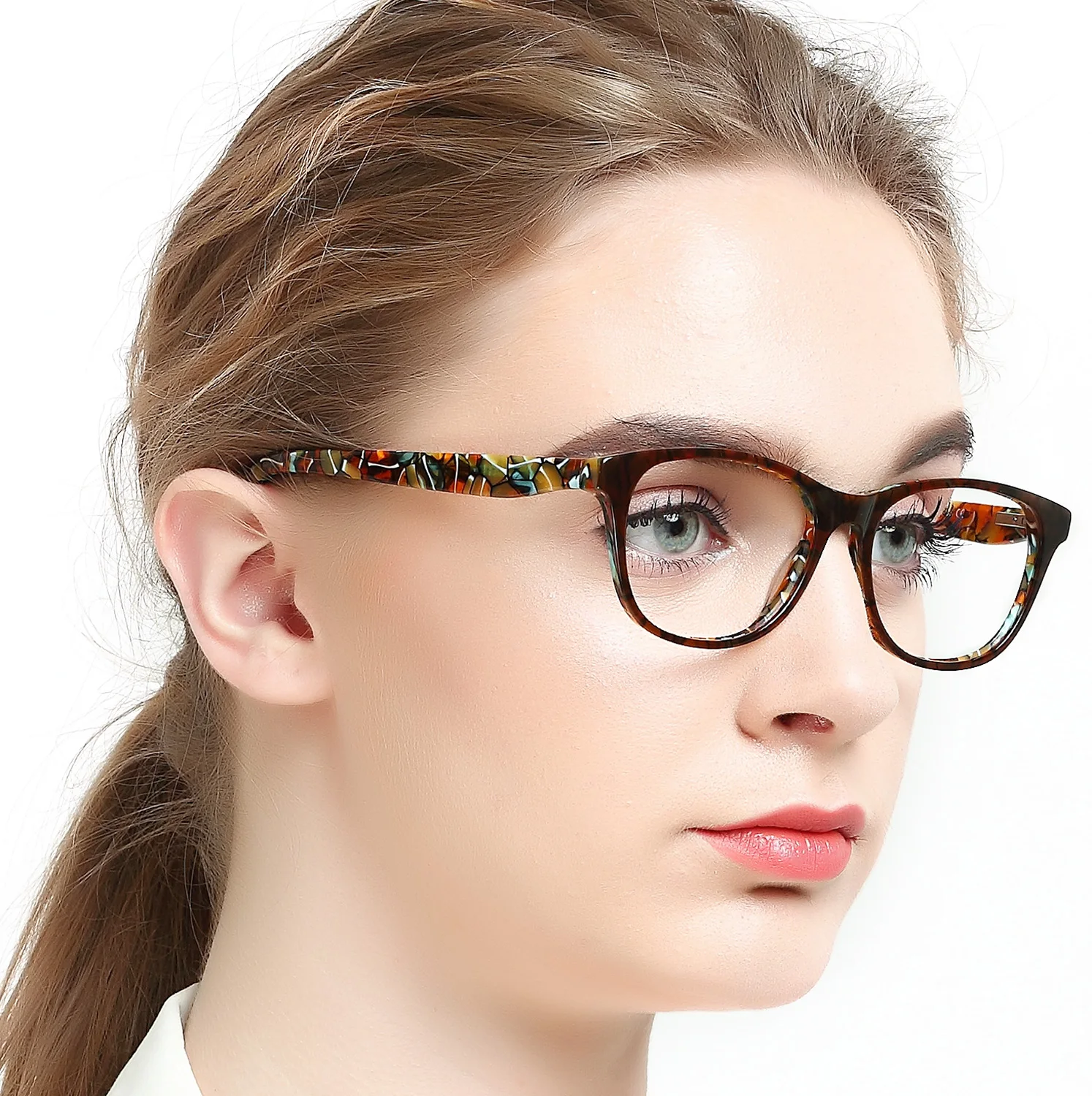 新しい Areival アセテート Opticaleyewear フレームファッション柄物眼鏡女性のための Buy アセテートフレーム 眼鏡フレーム 新到着 Product On Alibaba Com