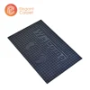 Plastic rubber embossed colorful pvc kiss my airs doormat