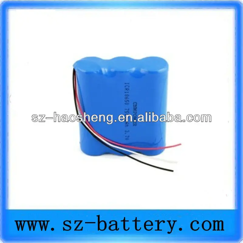 high capacity rechargeable li-ion battery 3.7v 7500mah for camera