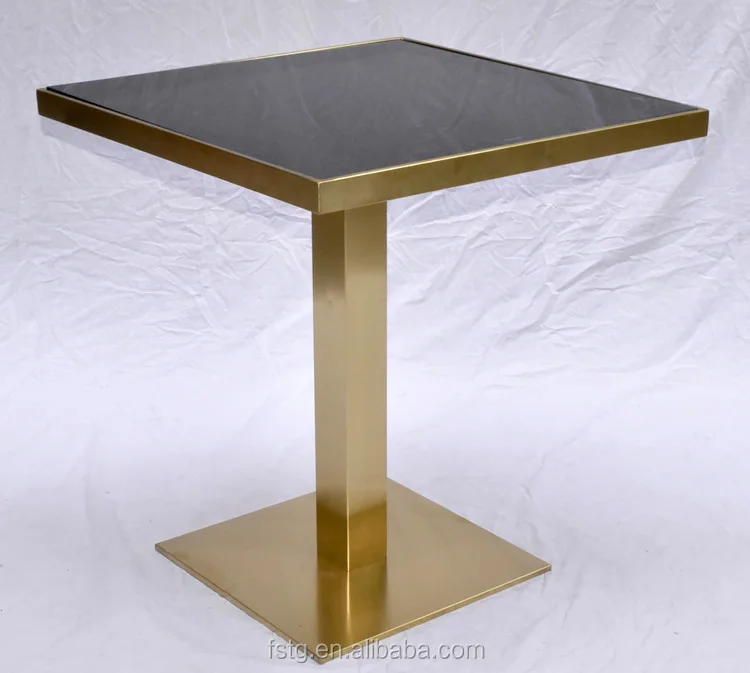 Midcentury Modern Furniture Copper Brushed Metal Coffee Table With