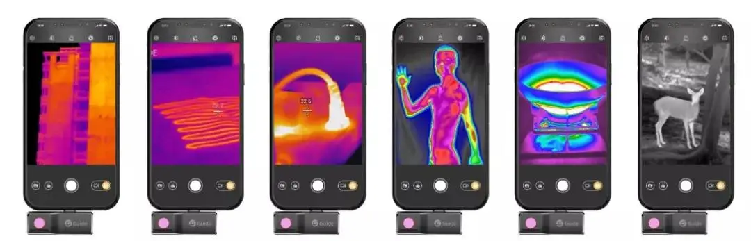 Android Smartphone Thermal Camera With 120x90 IR Sensor And 25HZ Frame Rate