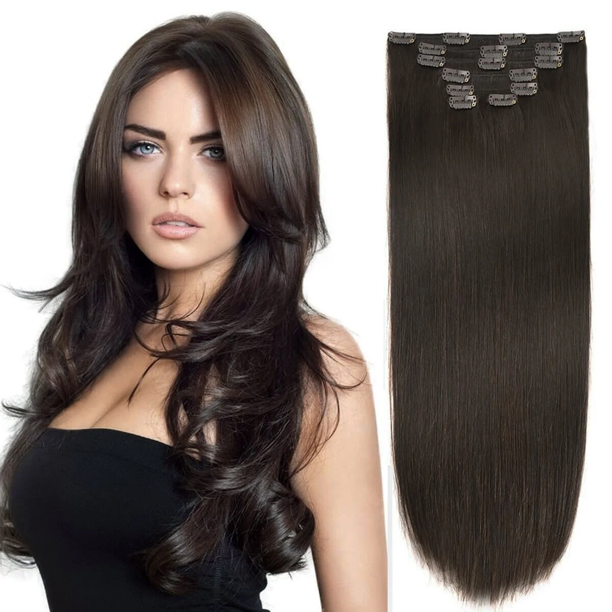 Human Hair Extensions,Cheap Clip Hair 