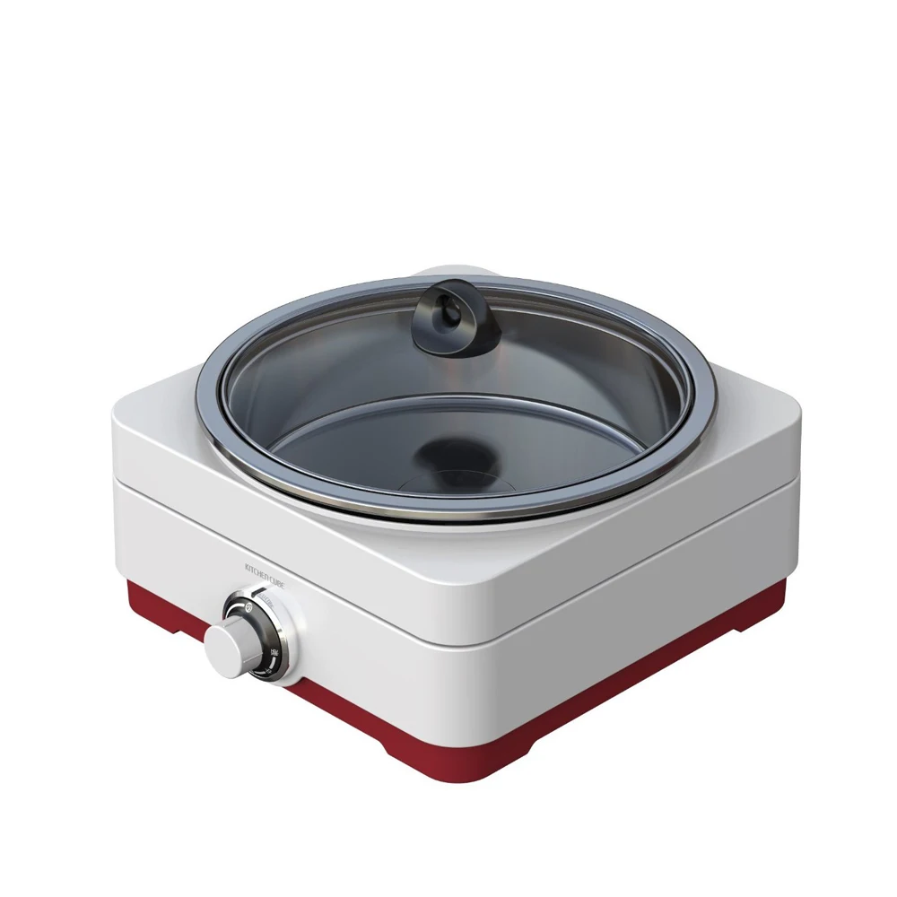 Electric 2 In 1 Cast Aluminum Grill Pan Korean Skillets Griddle