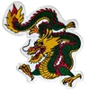Wholesale Direct factory sale 3D Dragon applique embroidery patch