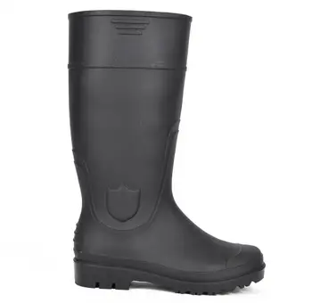 PVC safety boots with metal toe cap and 