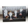 Beautiful Milk Sculpture Handicraft and Handpainted 3D Wall Art Painting for Home Decoration