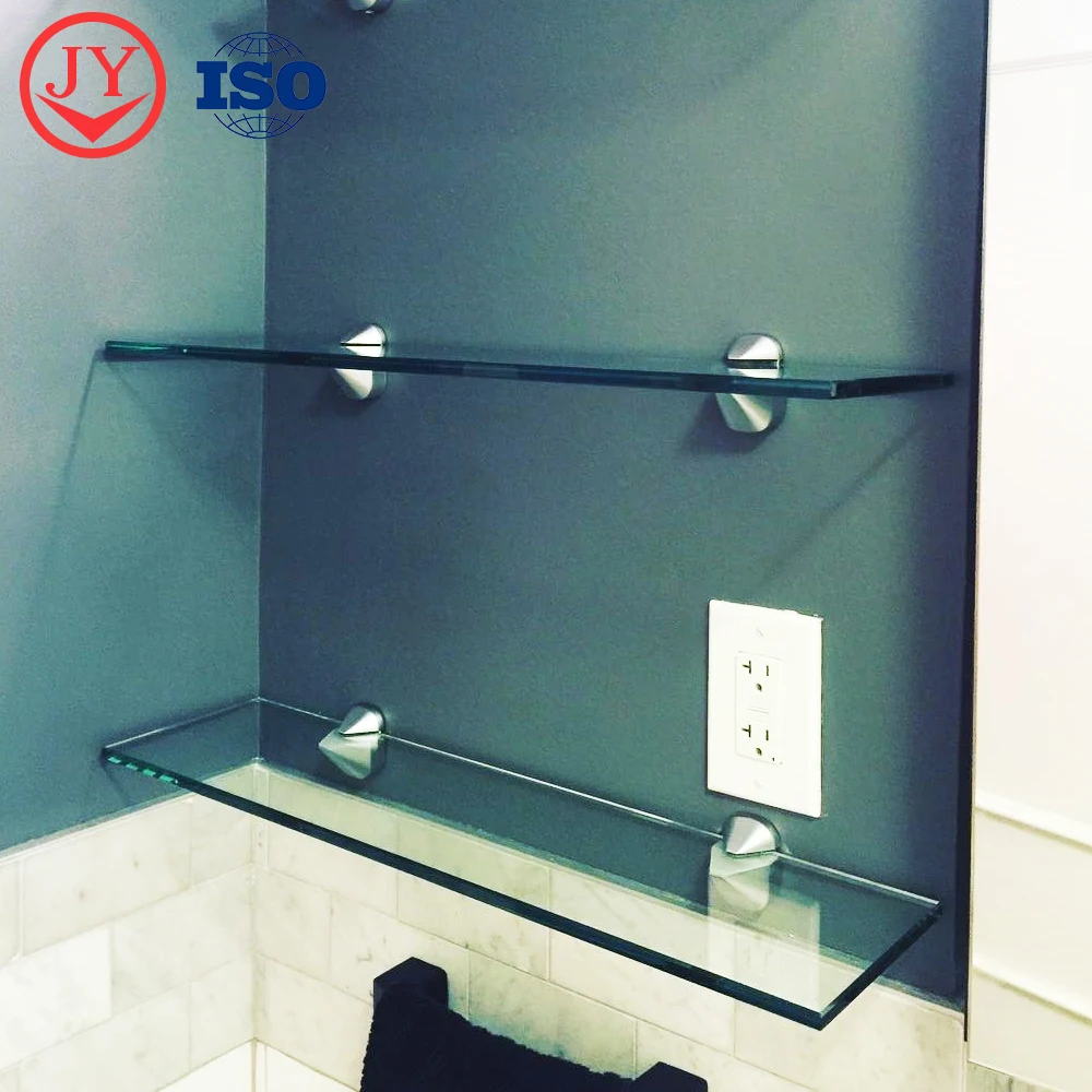 bathroom glass brackets