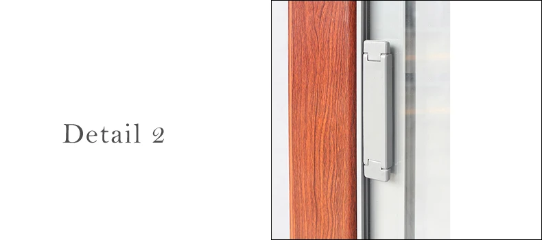 New design factory price patio single panel aluminium casement hinged glass door