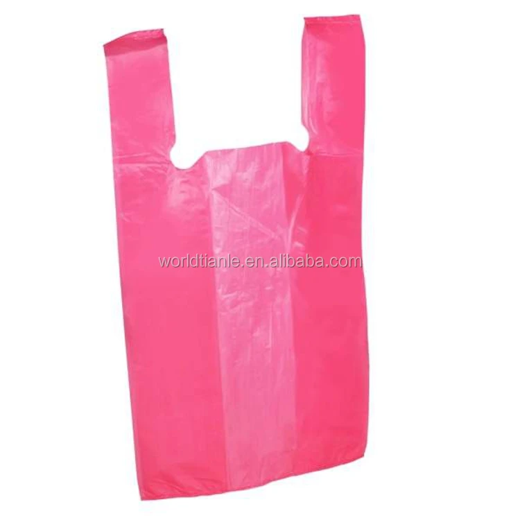 colored plastic bags