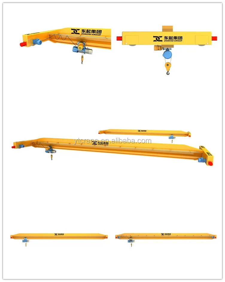 1 3 4 8 10 15 Ton Single Girder Electric Overhead Crane Bridge Crane 20