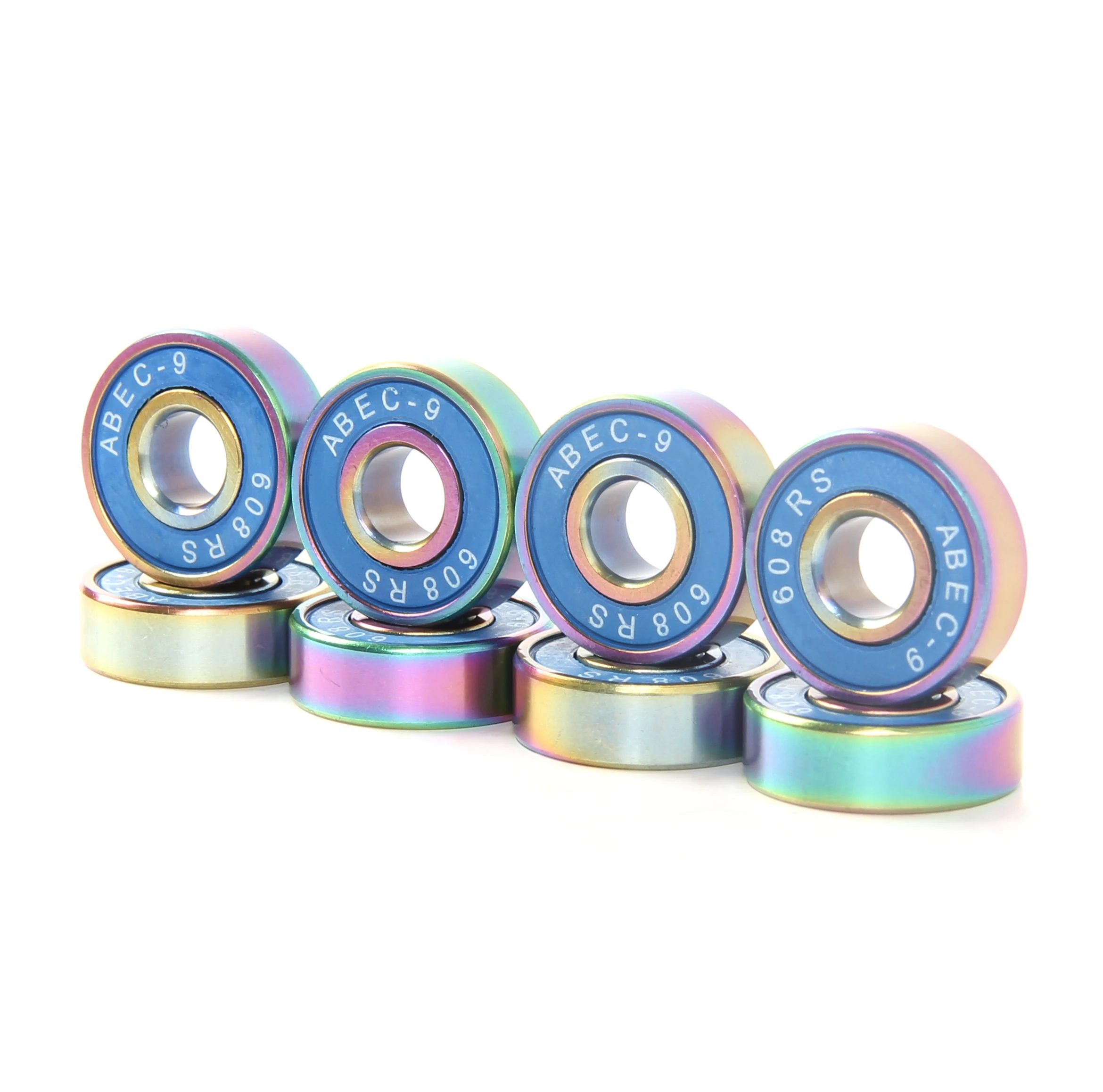 Skatergear Skateboard Bearings With Rainbow Color Titanium Buy
