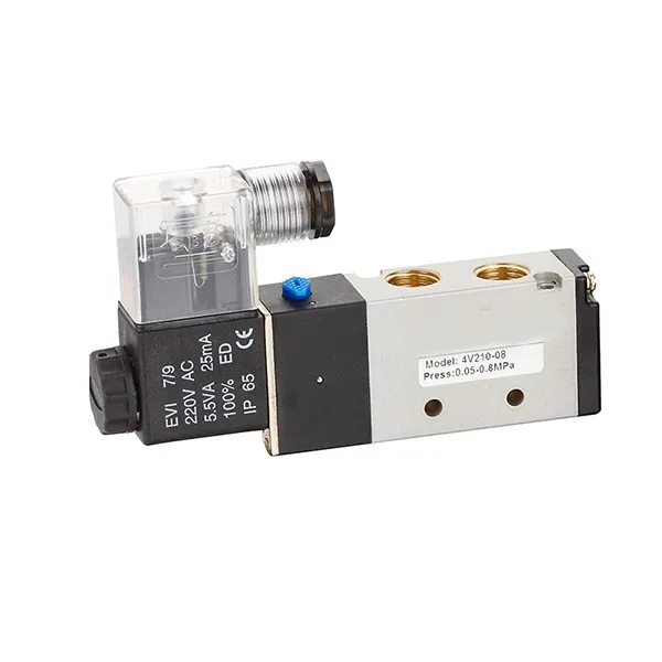 Ningbo 5V210-08 solenoid valve pneumatic air 5/2 directional control ...