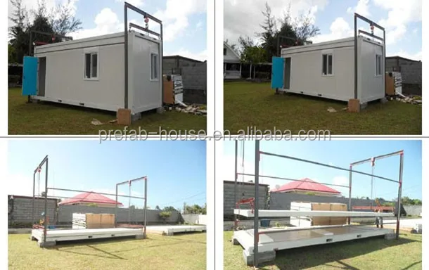 Flat pack movable prefabricated modular living container house for labor camp,accomodication
