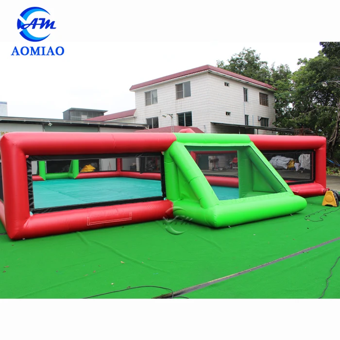 Hot Sale Inflatable Soap Football/Soccer Field Giant football pitch