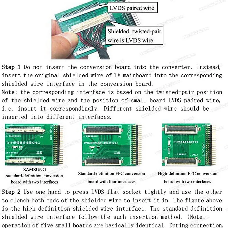 Tv160 Full Hd Lvds Turn Vga Tv Mainboard Tester Tools Converter Vga ...