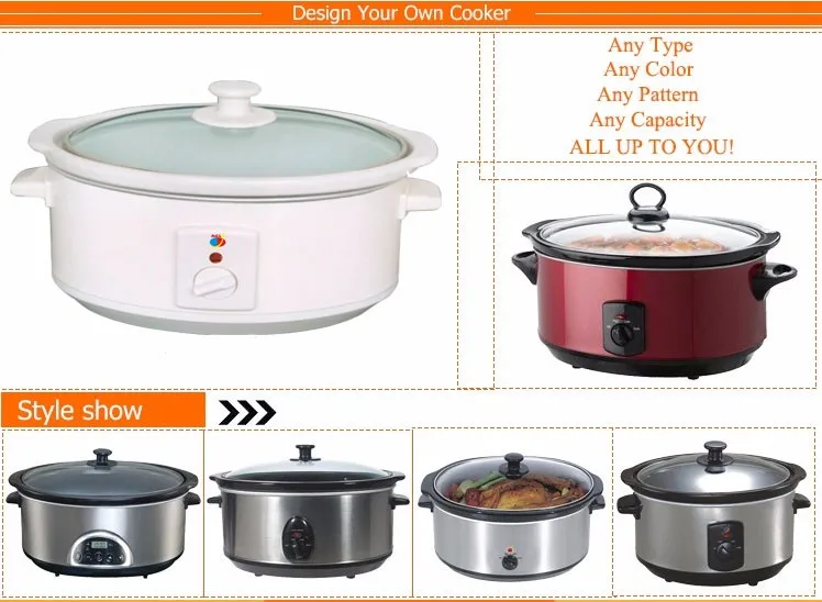 Stainless Steel Multi Slow Cooker With Oval Shape Buy Slow Cooker