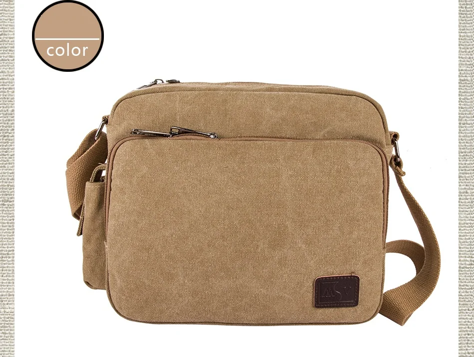High Quality Men's Business Bag Wholesale Canvas Messenger Bags Sling